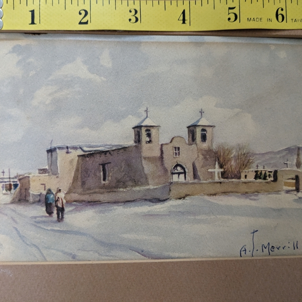 Arthur J Merrill Watercolor